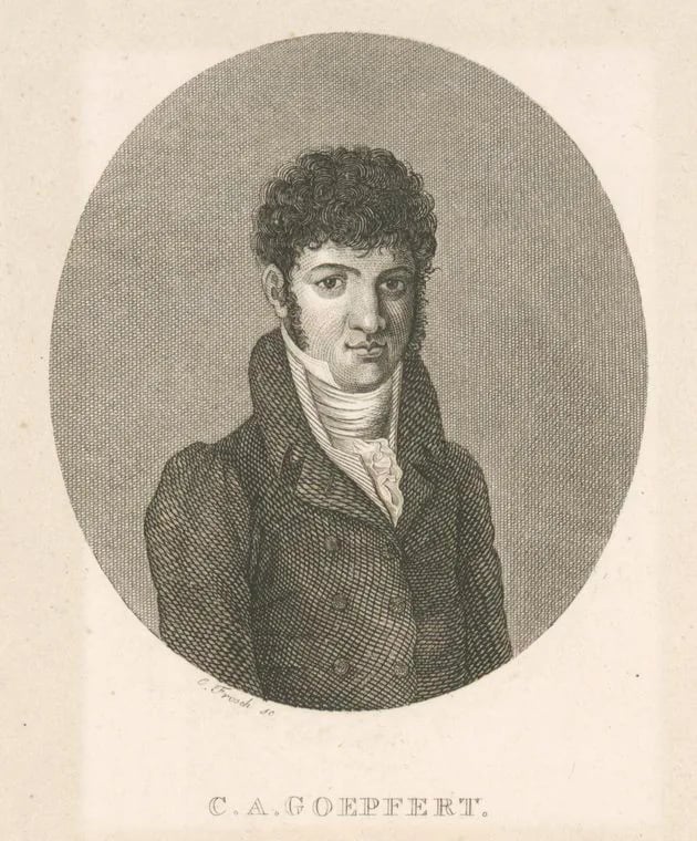 Porträt von Carl Andreas Göpfert (1768–1818) – Gedenkseite