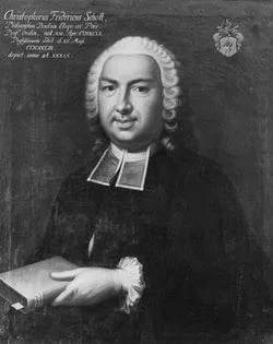 Porträt von Christoph Friedrich Schott (1720–1775) – Gedenkseite