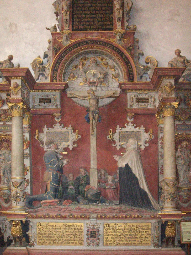 Porträt von Dorothea von Reuß-Plauen (1570–1631) – Gedenkseite