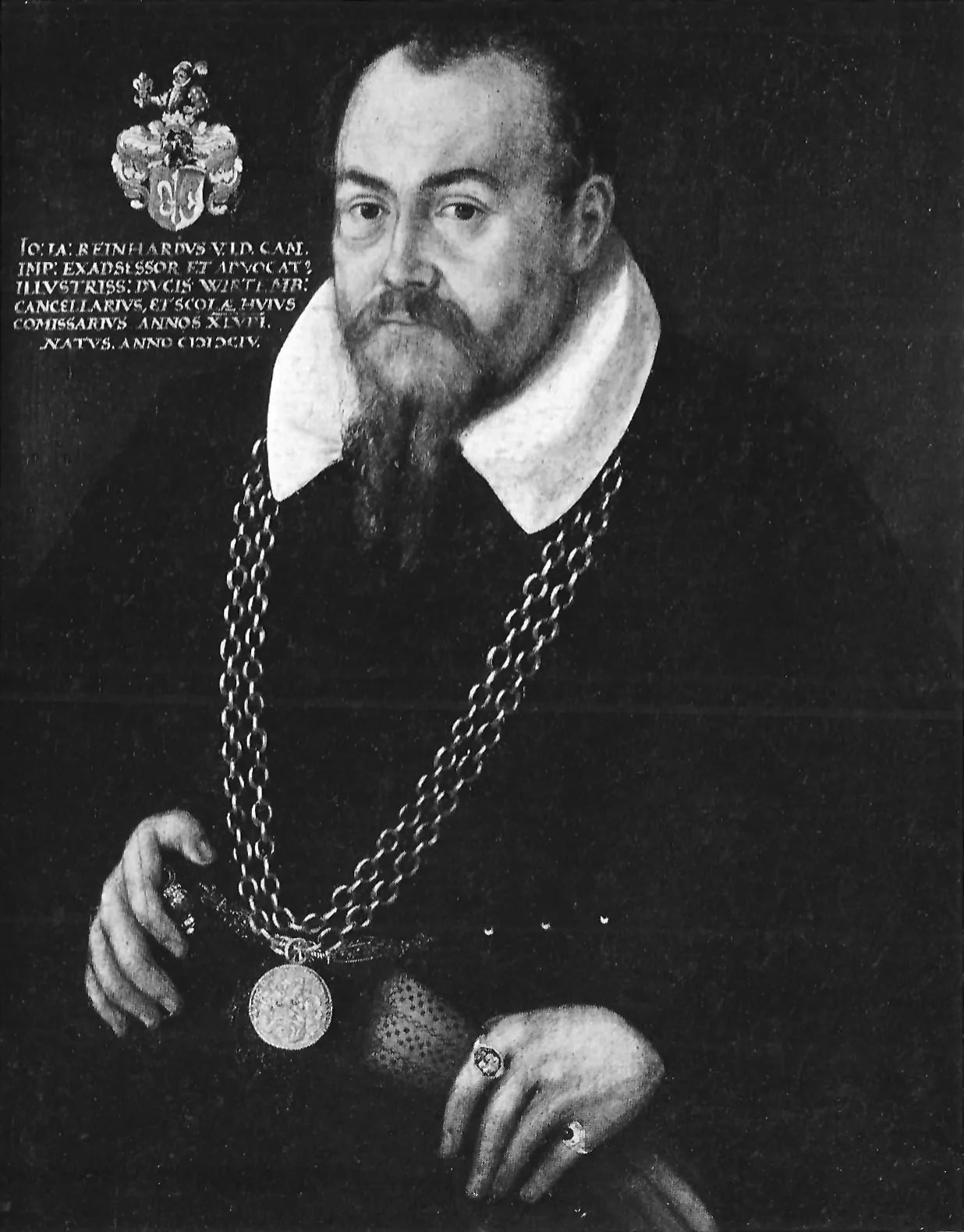 Porträt von Johann Jacob Reinhardt (1556–1609) – Gedenkseite