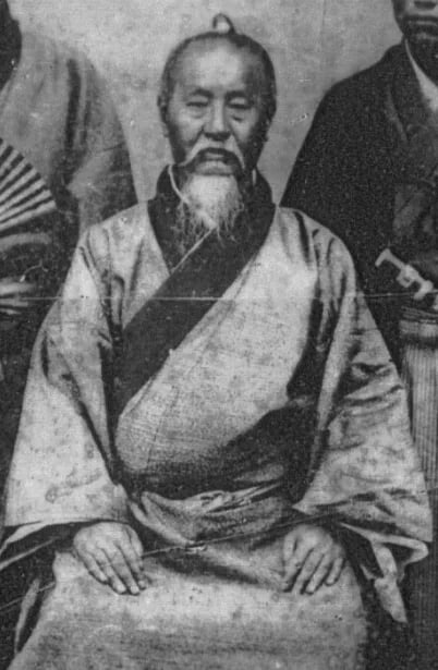Porträt von Ie Chōchoku (1818–1896) – Gedenkseite