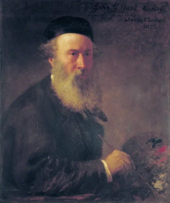 Portrait of John Gilbert (1817–1897) – memorial page