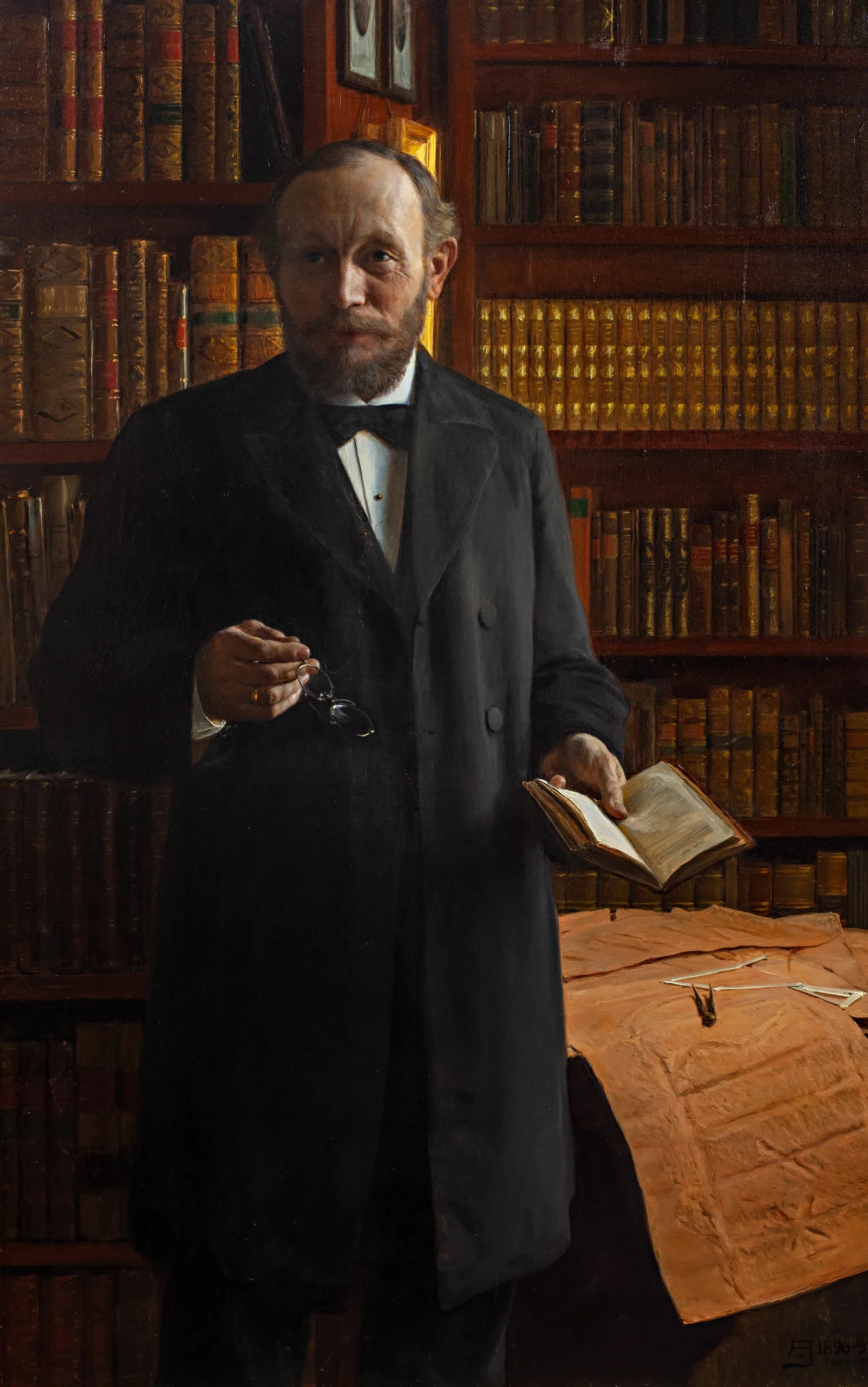 Porträt von Ludvig Wimmer (1839–1920) – Gedenkseite