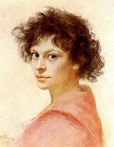Portrait of Maria Slavona (1865–1931) – memorial page