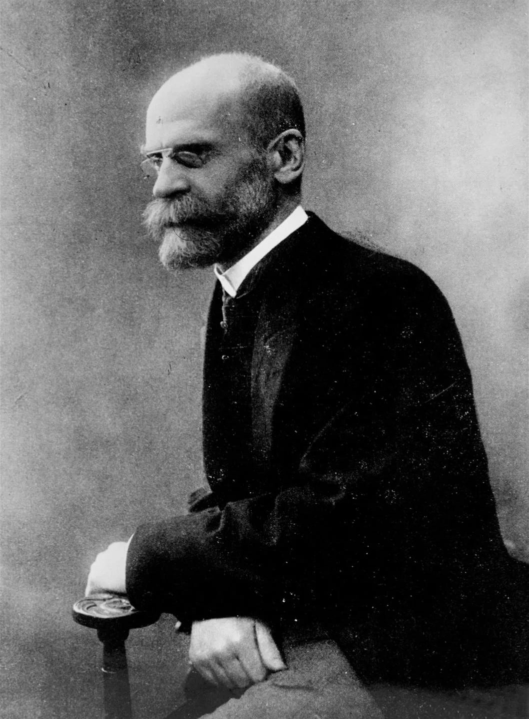 Porträt von Émile Durkheim (1858–1917) – Gedenkseite