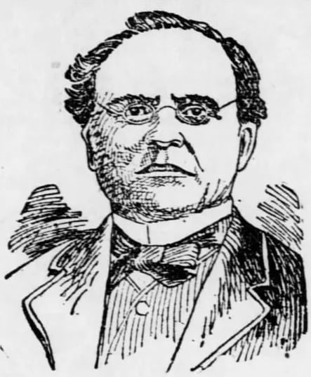 Porträt von Lucas M. Miller (1824–1902) – Gedenkseite