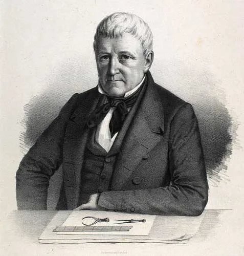 Porträt von Hans Caspersen (1782–1865) – Gedenkseite