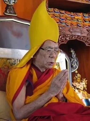 Portrait of Thubten Nyima Lungtog Tendzin Norbu (1927–2022) – memorial page