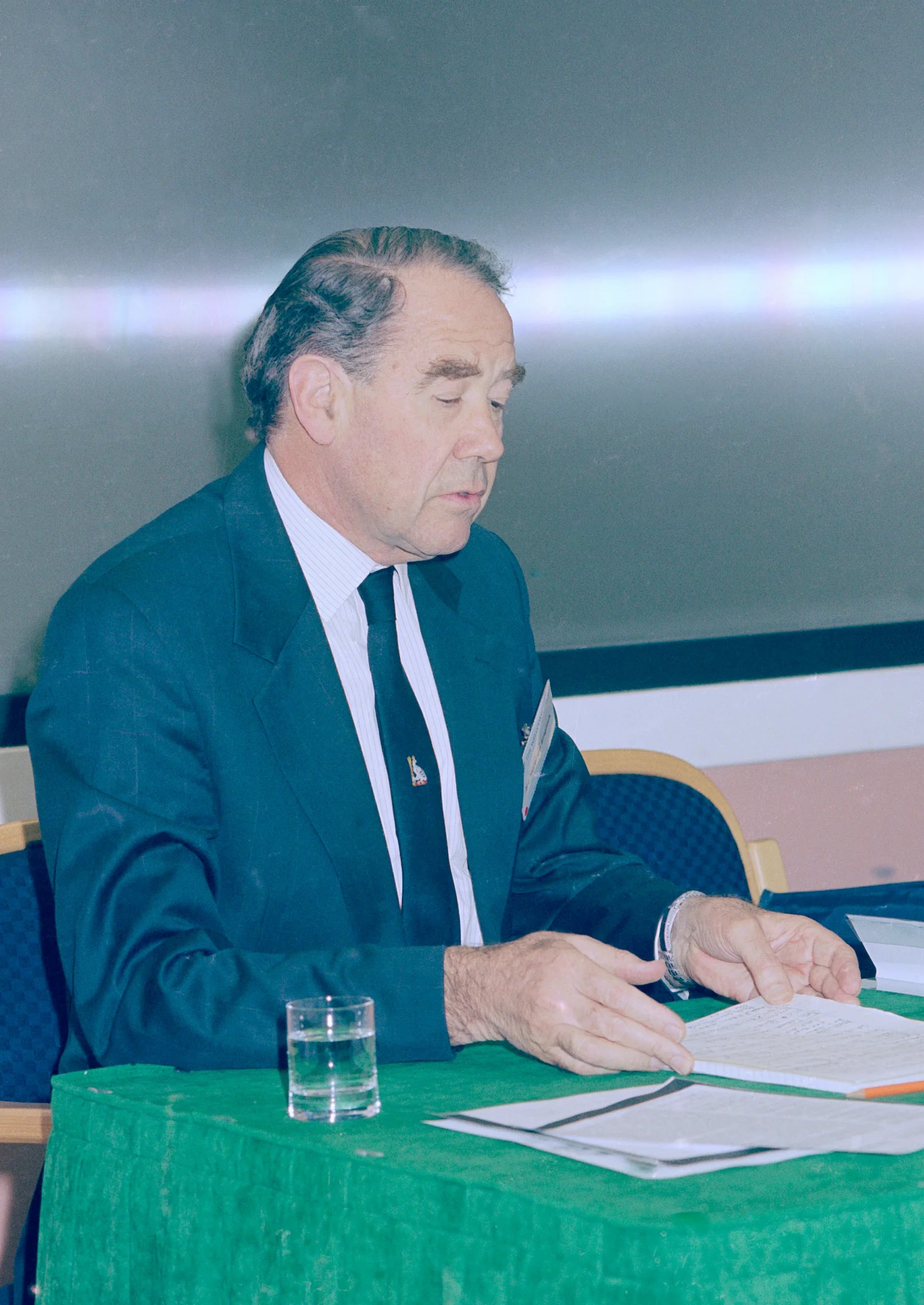 Portrait of Terence English (1932–2025) – memorial page