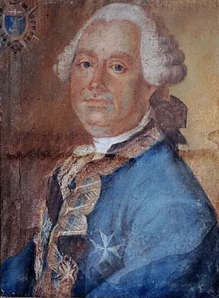 Porträt von Henri de Suarez d'Aulan (1704–1775) – Gedenkseite
