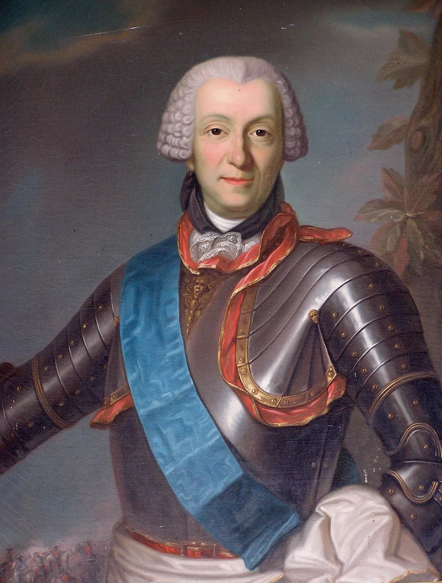 Porträt von François-Louis-Antoine de Bourbon Busset (1722–1793) – Gedenkseite