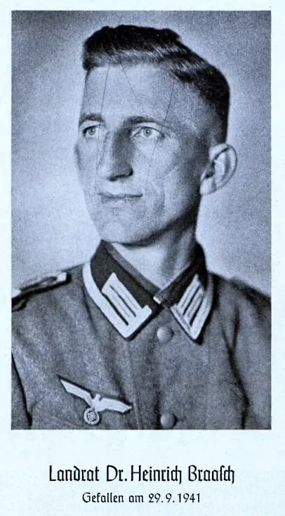 Portrait of Heinrich Braasch (1902–1941) – memorial page