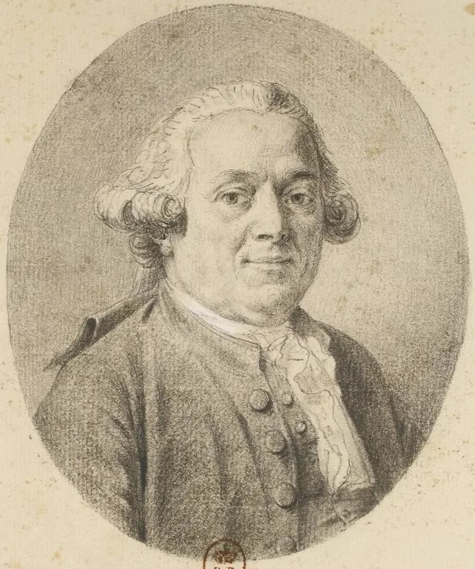 Porträt von Pierre de Luze (1734–1800) – Gedenkseite