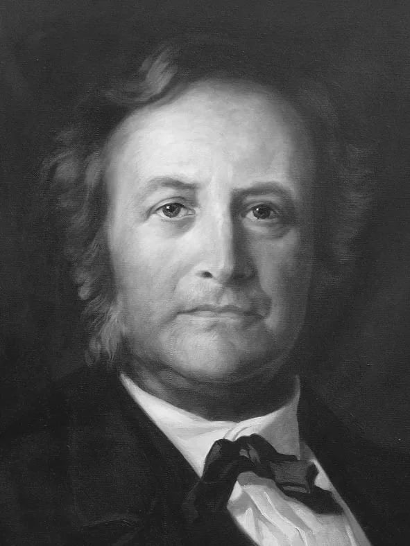 Porträt von Heinrich Buff (1805–1878) – Gedenkseite