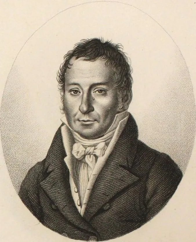 Porträt von Antoine Bourreau de Beauséjour (1771–1855) – Gedenkseite
