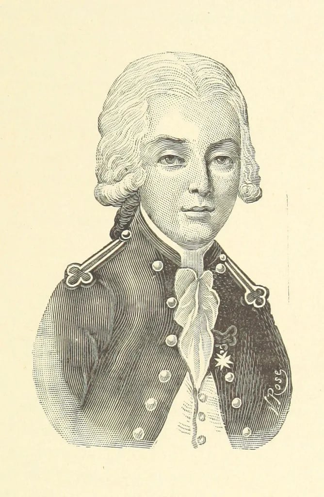 Porträt von Jean-Joseph Méallet de Fargues (1777–1818) – Gedenkseite