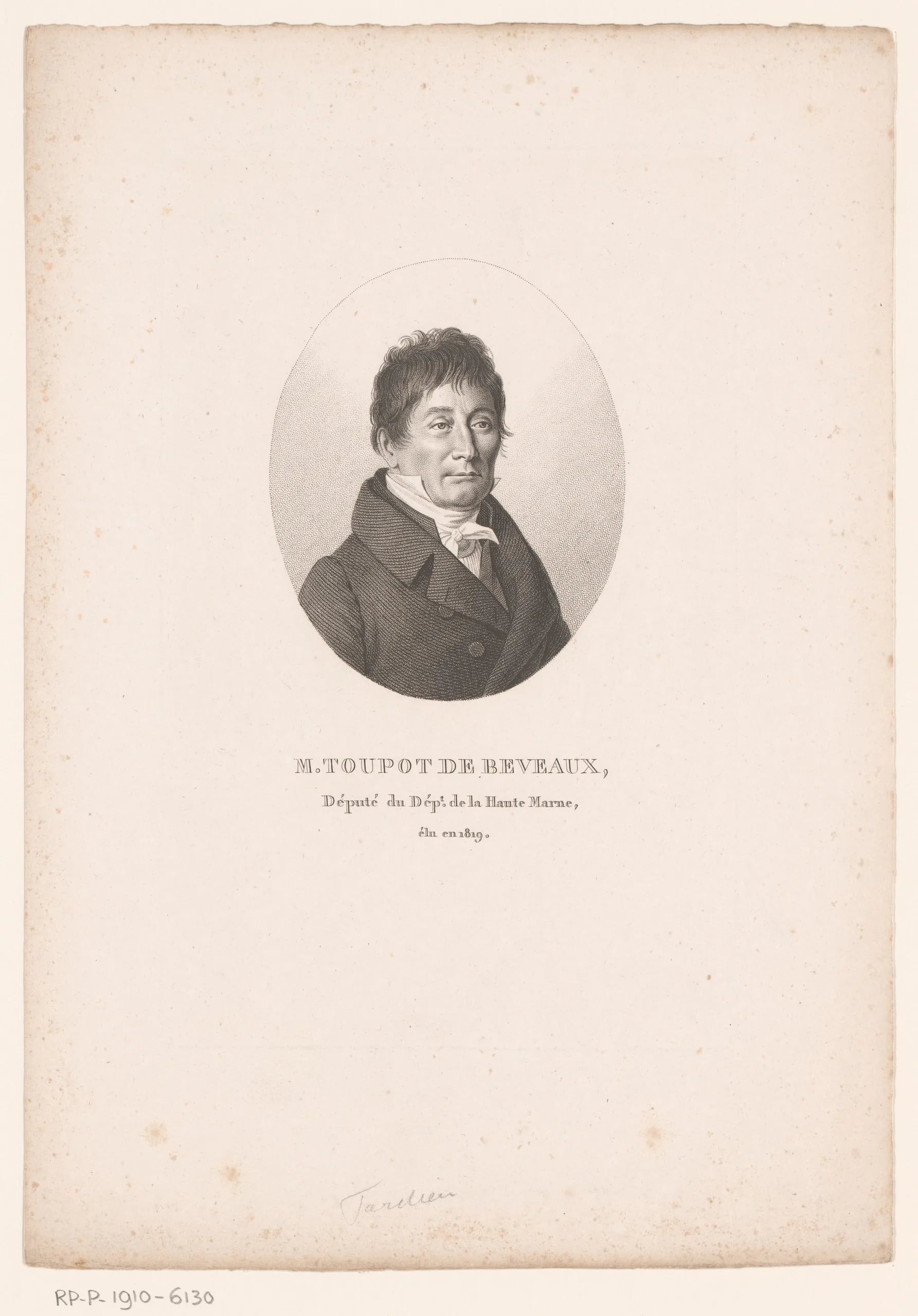 Portrait of Henri Simon Toupot de Bévaux (1759–1845) – memorial page