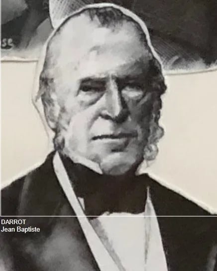 Porträt von Jean-Baptiste Darrot-Andrieu (1797–1870) – Gedenkseite