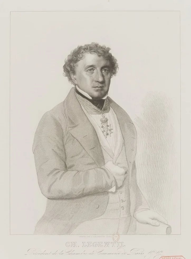 Porträt von Charles Legentil (1788–1855) – Gedenkseite