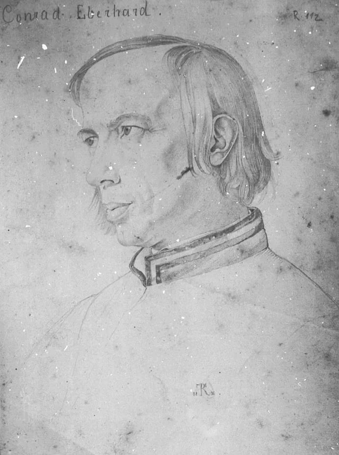 Porträt von Konrad Eberhard (1768–1859) – Gedenkseite