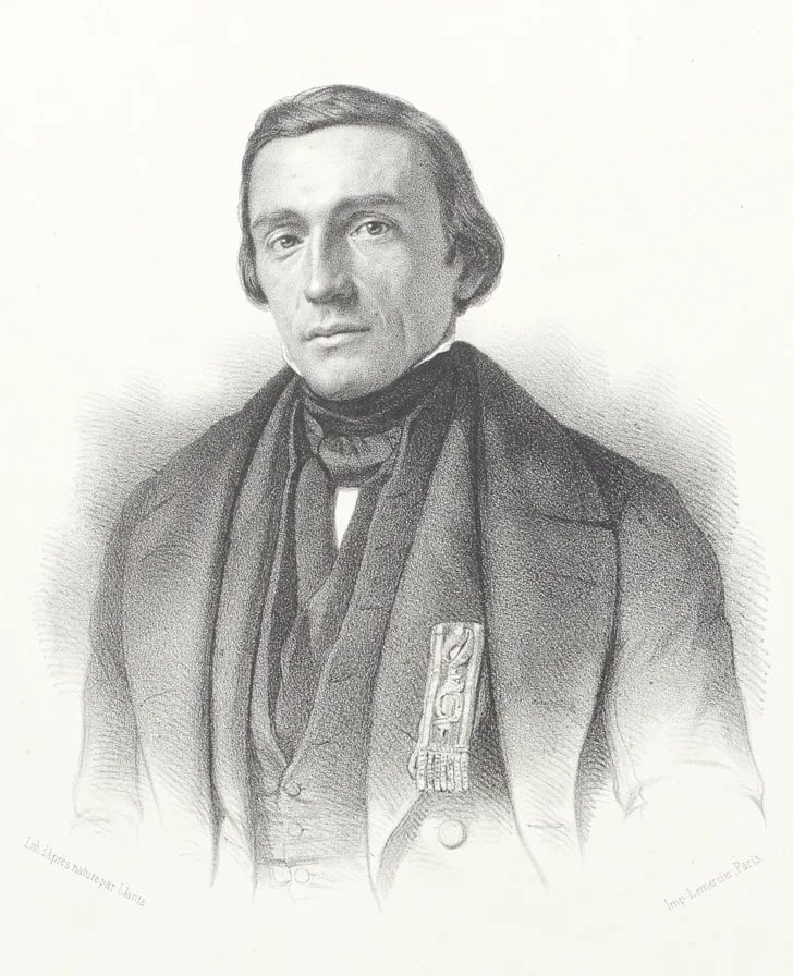 Porträt von Joseph Marie Desmars (1811–1857) – Gedenkseite