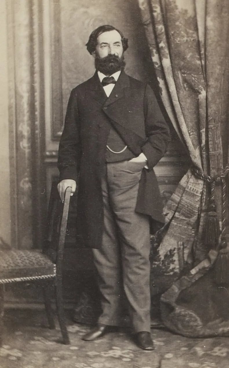 Portrait of Eugène Lecomte (1803–1883) – memorial page
