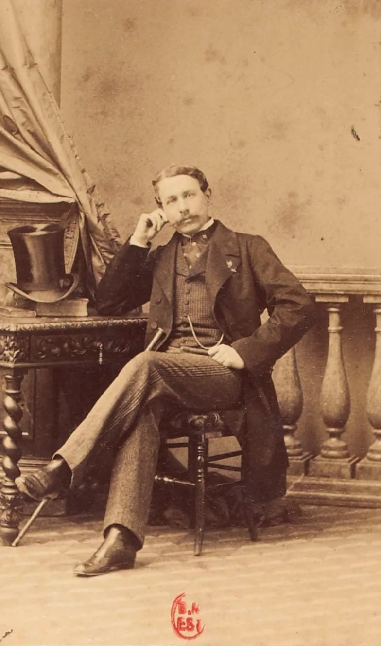 Porträt von Samuel Welles de Lavalette (1834–1892) – Gedenkseite