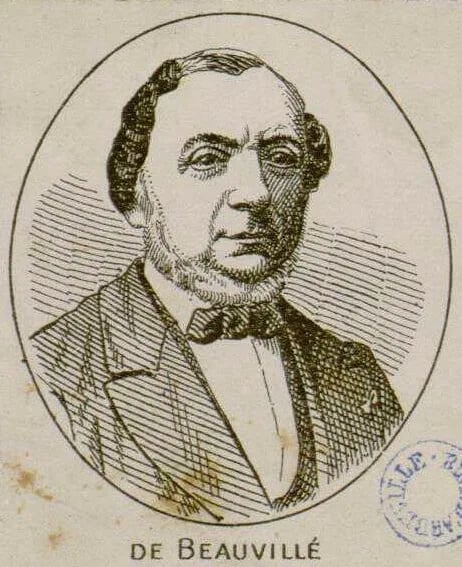 Porträt von Antoine Cauvel de Beauvillé (1815–1898) – Gedenkseite