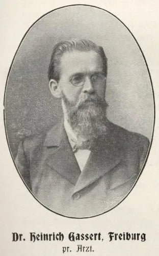 Porträt von Heinrich Gassert (1857–1928) – Gedenkseite