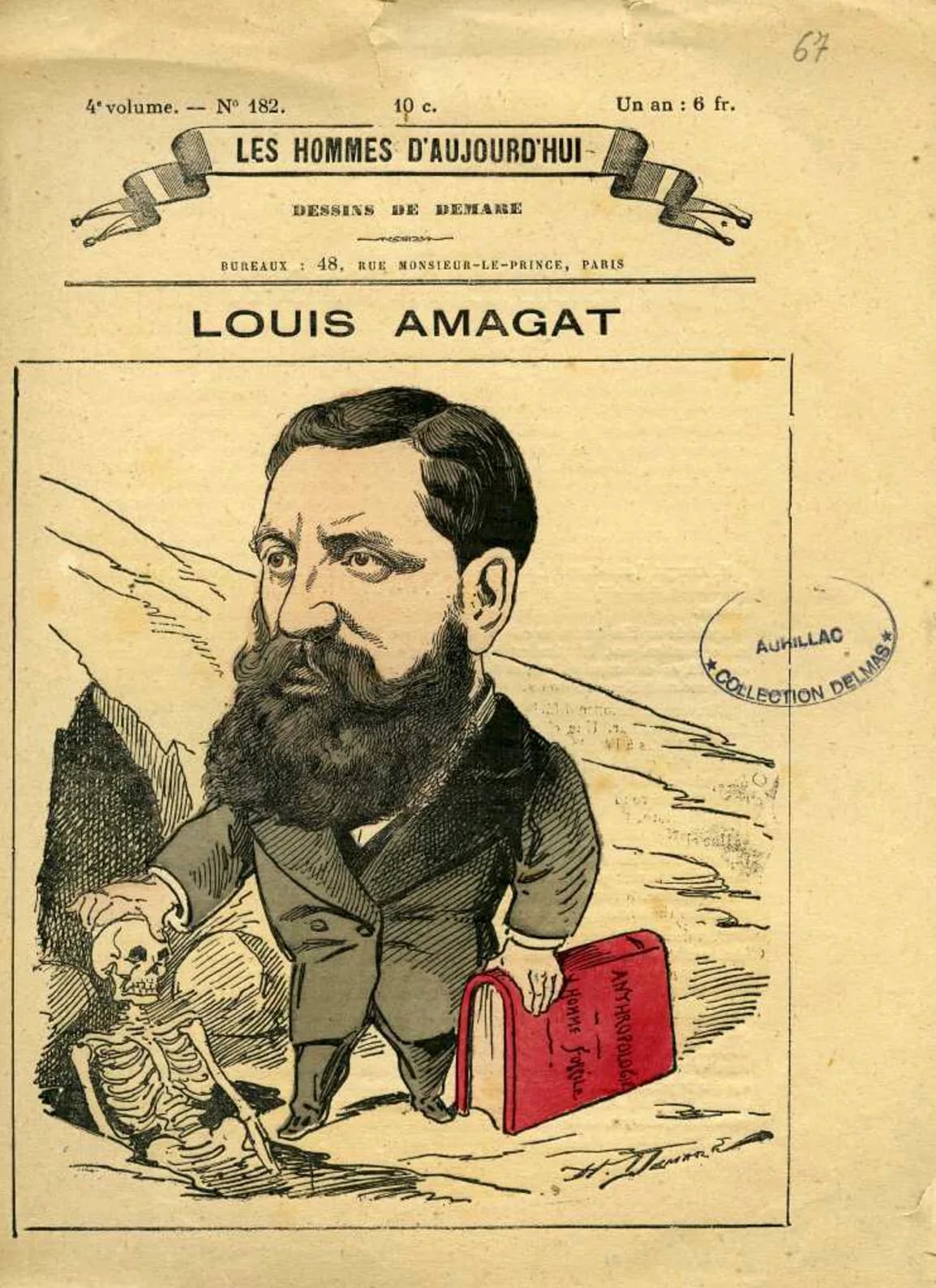Porträt von Louis Amagat (1847–1890) – Gedenkseite