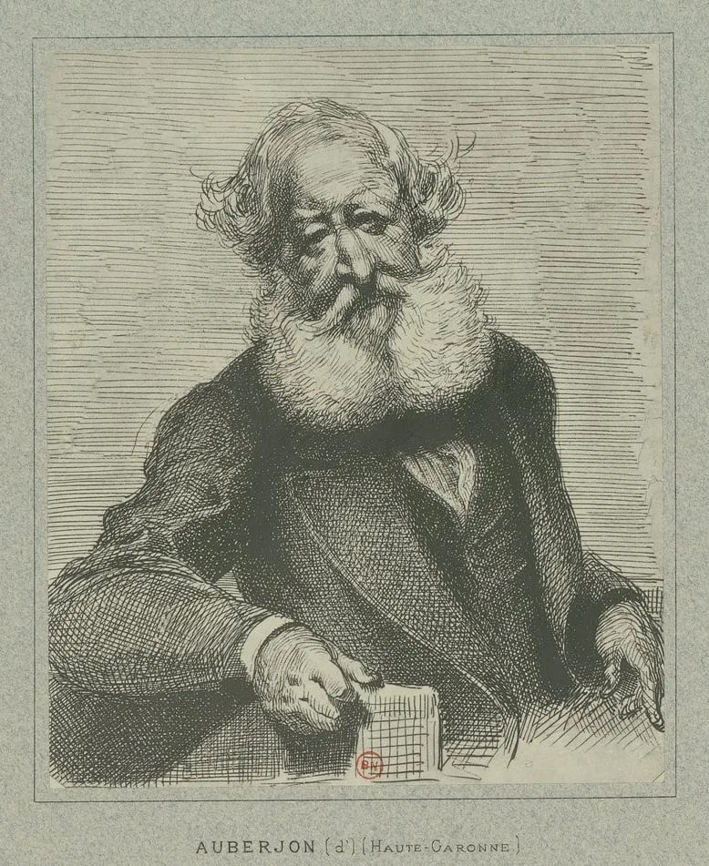 Portrait of Louis d'Auberjon (1815–1873) – memorial page