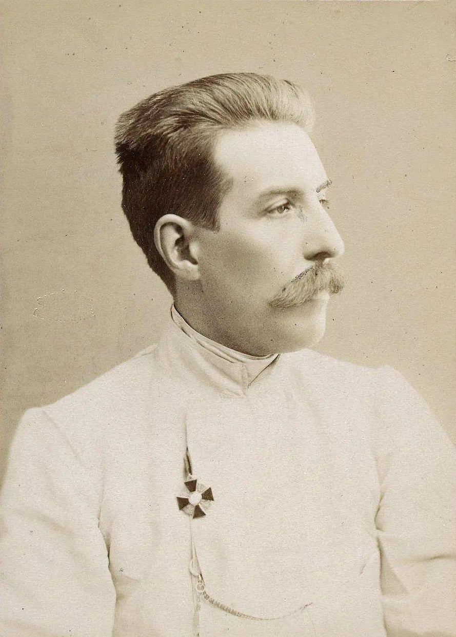 Porträt von Joseph de Baye (1853–1931) – Gedenkseite