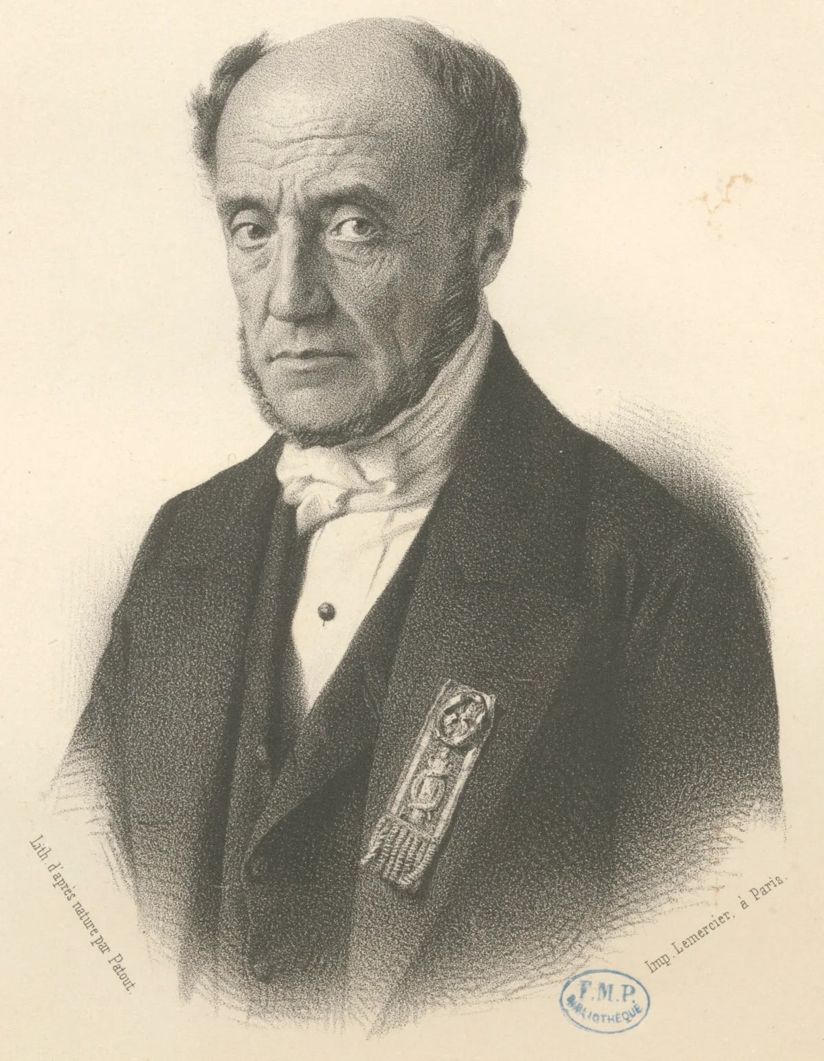 Porträt von Toussaint Bertrand (1793–1870) – Gedenkseite