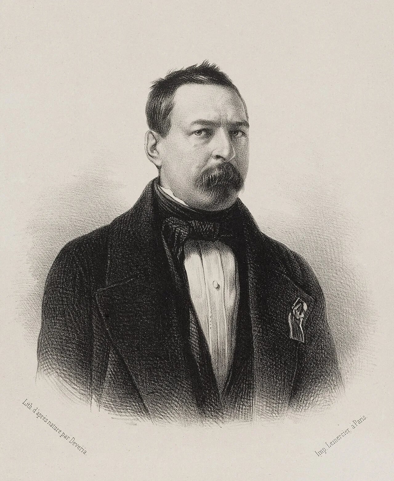Portrait of Toussaint Bravard (1808–1871) – memorial page
