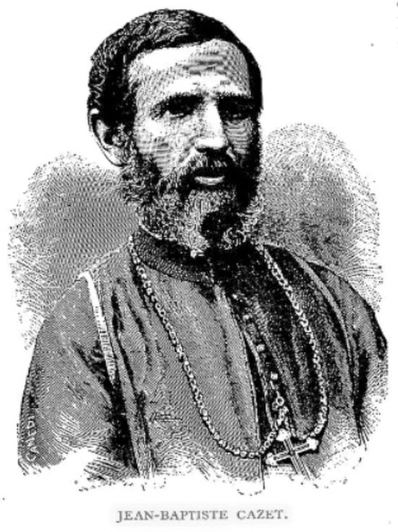 Porträt von Jean-Baptiste Cazet (1827–1918) – Gedenkseite
