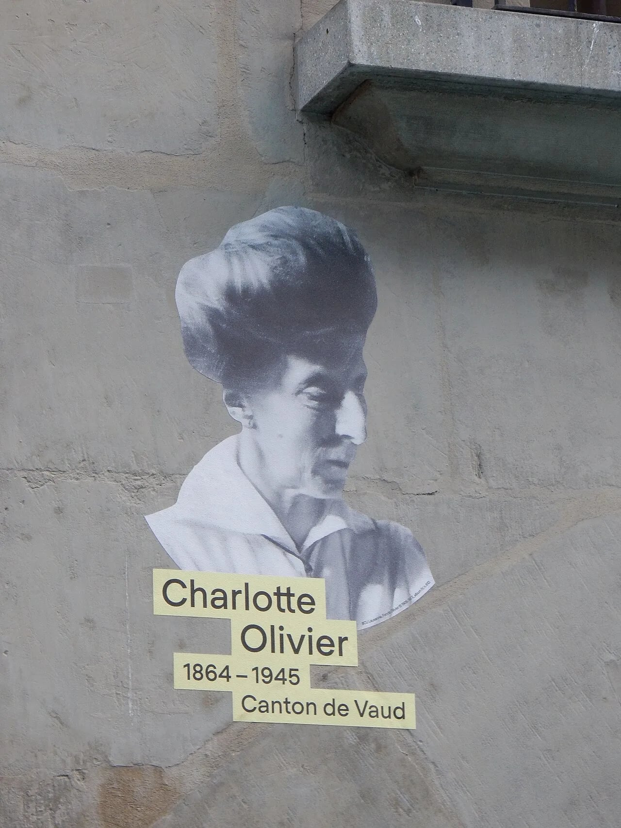 Porträt von Charlotte Olivier (1864–1945) – Gedenkseite