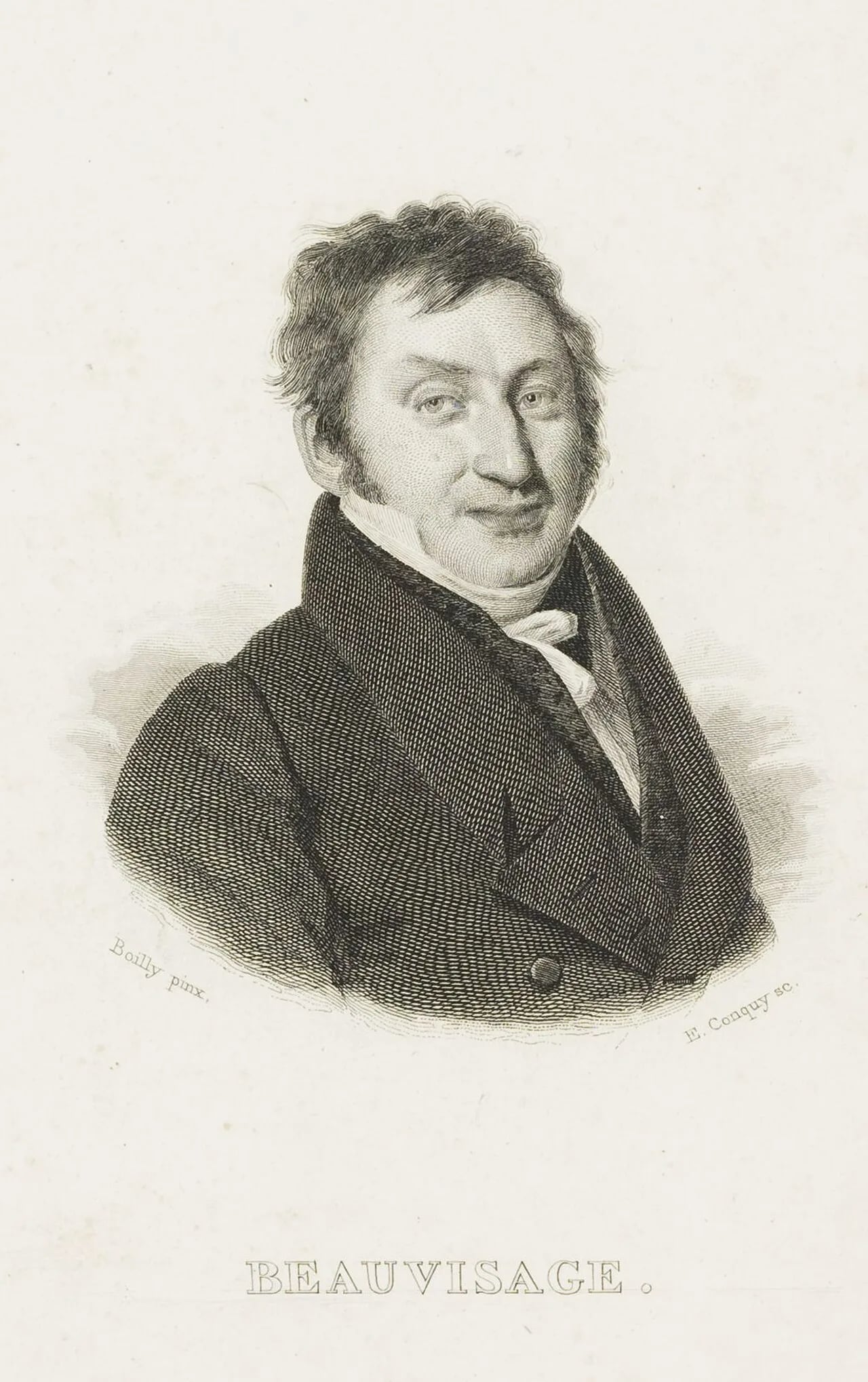 Porträt von Antoine Beauvisage (1786–1836) – Gedenkseite