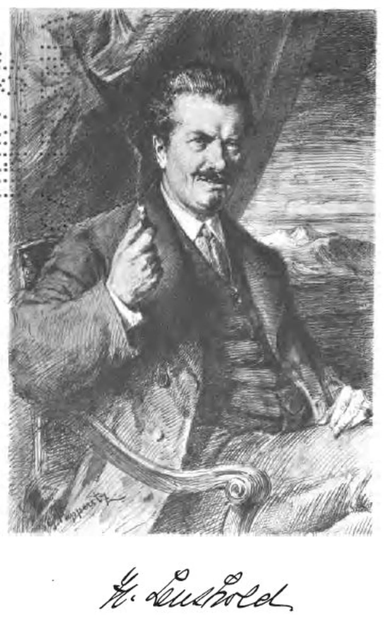 Porträt von Heinrich Leuthold (1827–1879) – Gedenkseite
