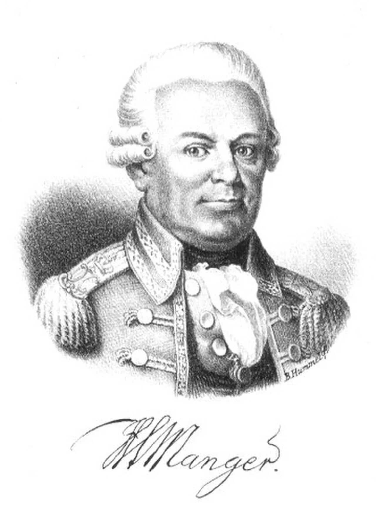 Portrait of Heinrich Ludwig Manger (1728–1790) – memorial page
