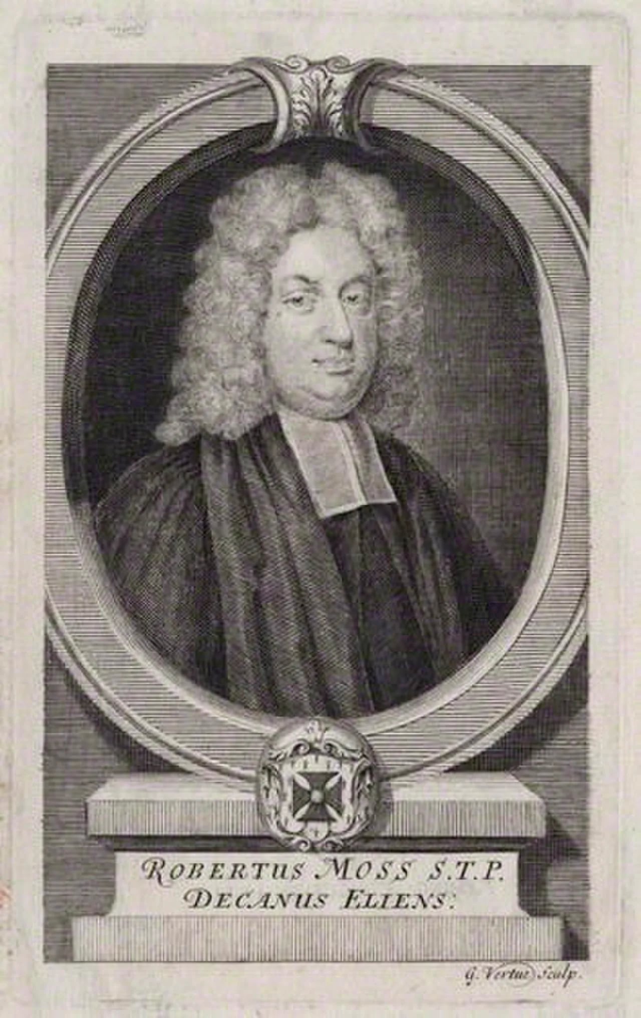 Porträt von Robert Moss (1666–1729) – Gedenkseite