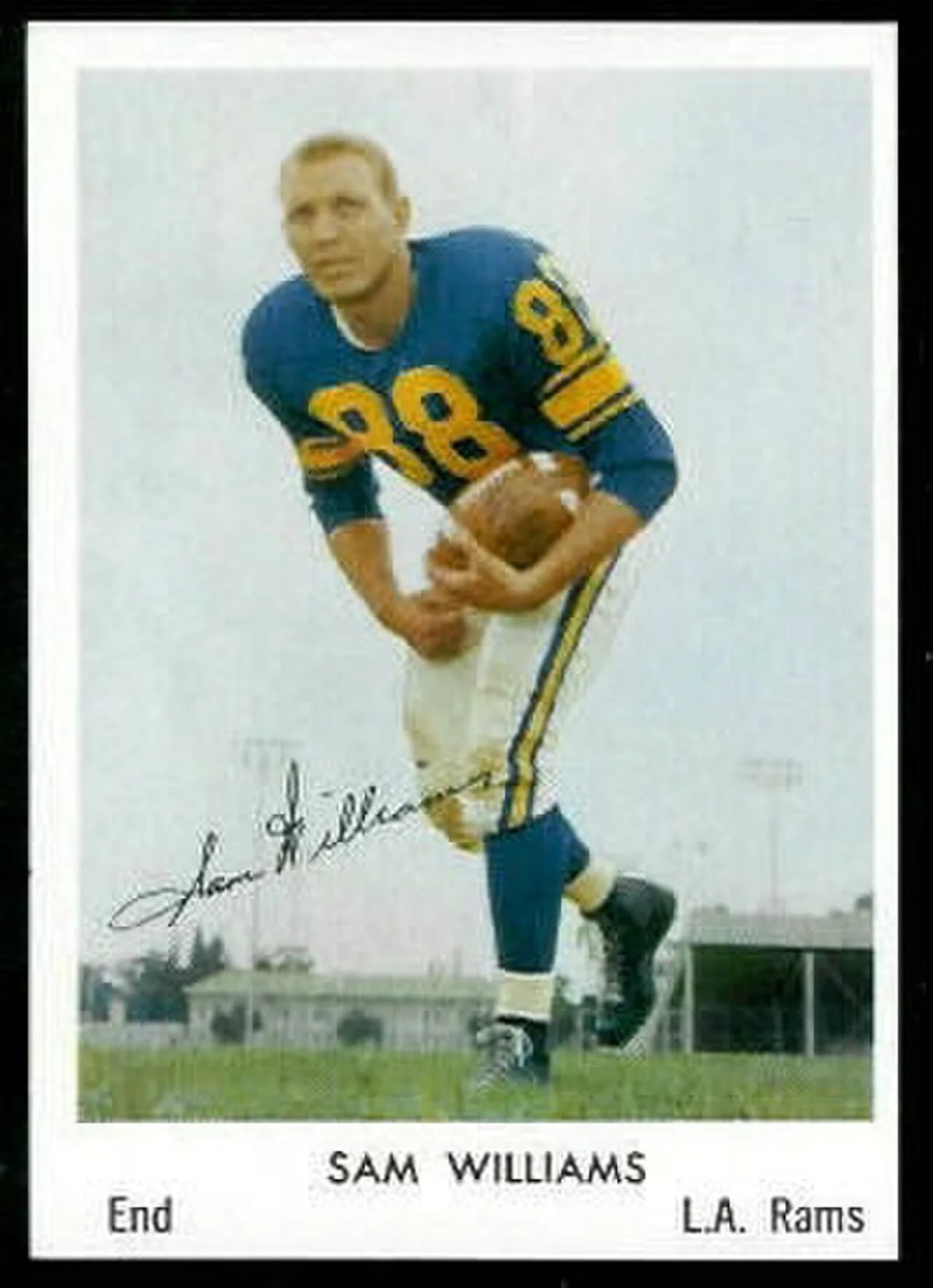 Portrait of Sam Williams (1931–2013) – memorial page