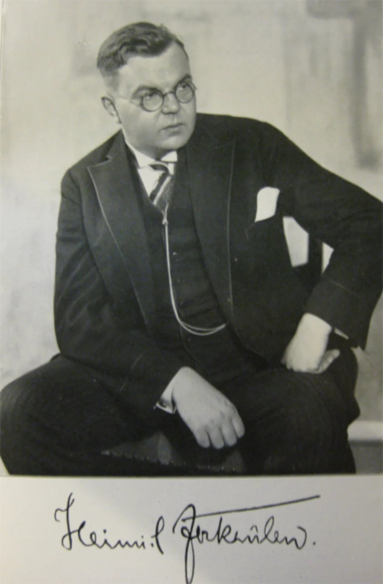 Porträt von Heinrich Zerkaulen (1892–1954) – Gedenkseite