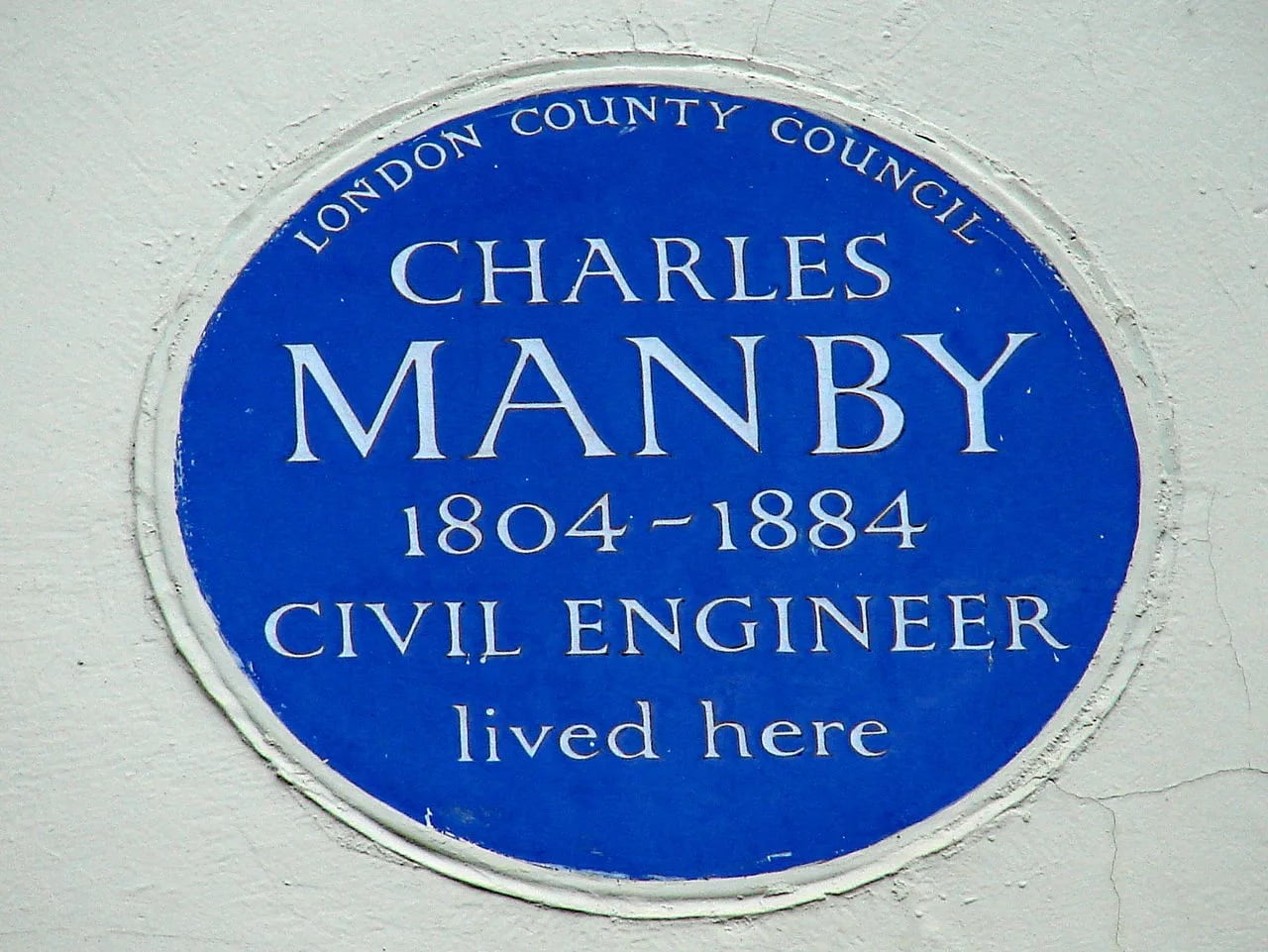 Porträt von Charles Manby (1804–1884) – Gedenkseite