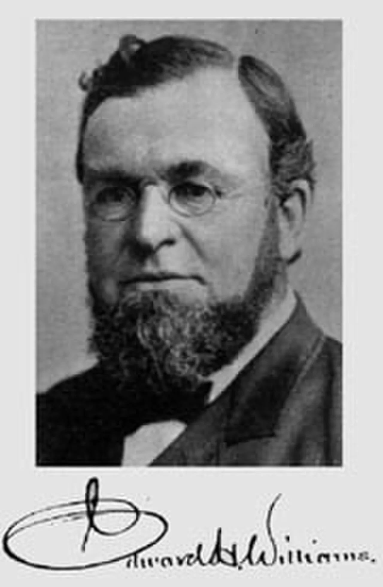 Portrait of Edward H. Williams (1824–1899) – memorial page