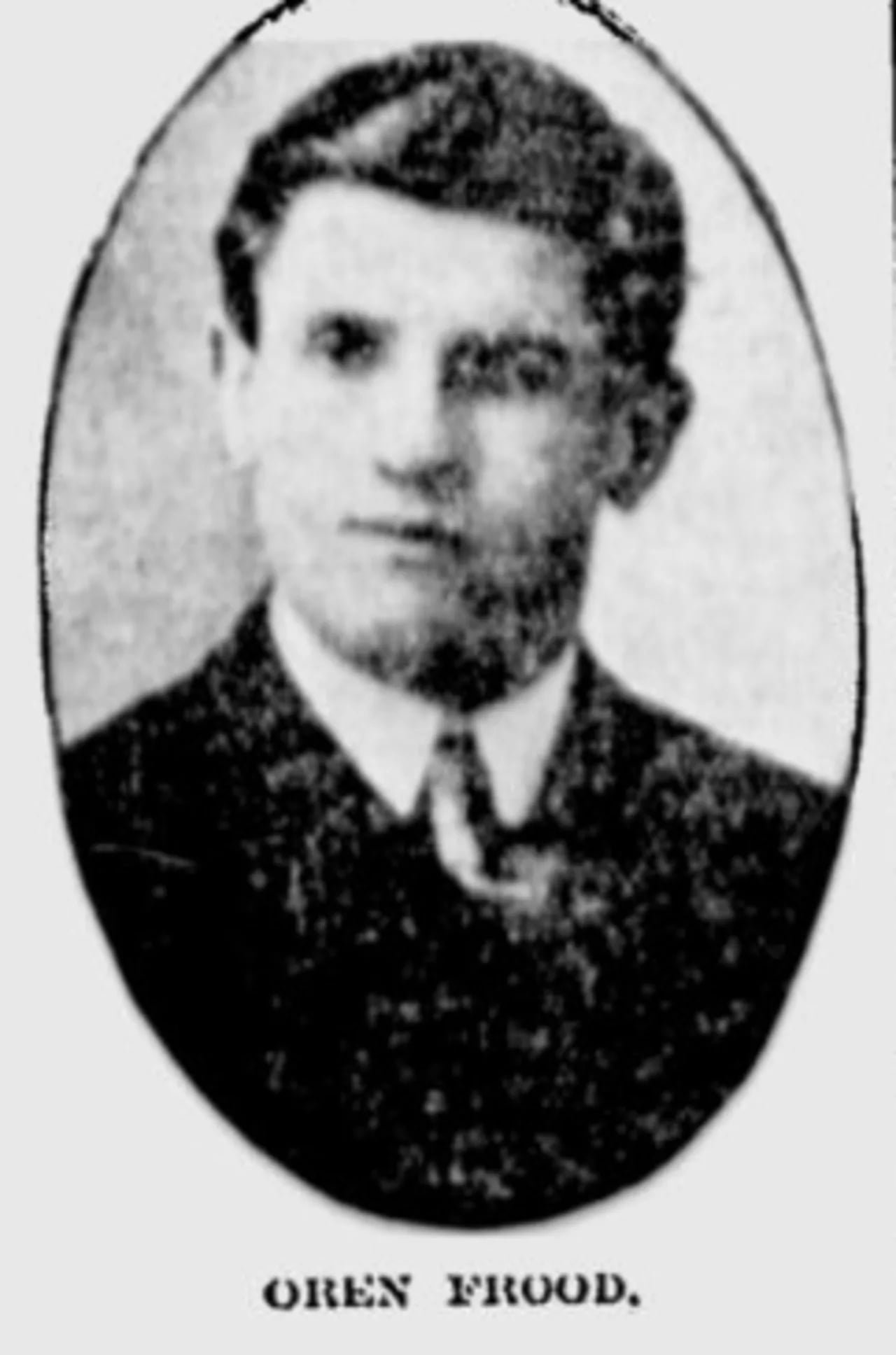 Portrait of Oren Frood (1889–1943) – memorial page