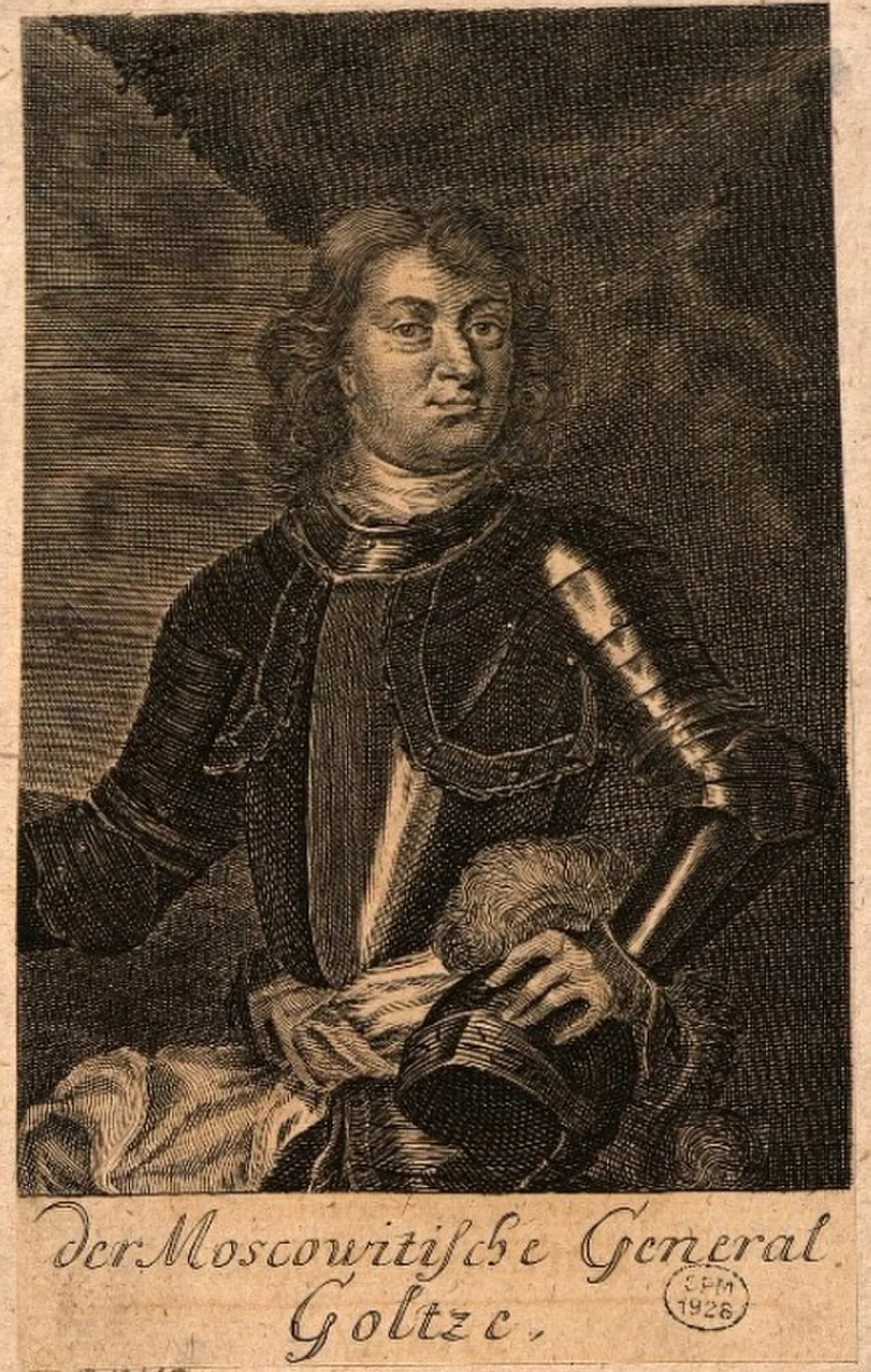 Porträt von Heinrich von der Goltz (1648–1725) – Gedenkseite