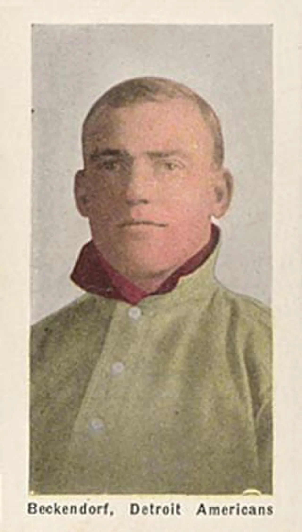 Portrait of Heinie Beckendorf (1884–1949) – memorial page