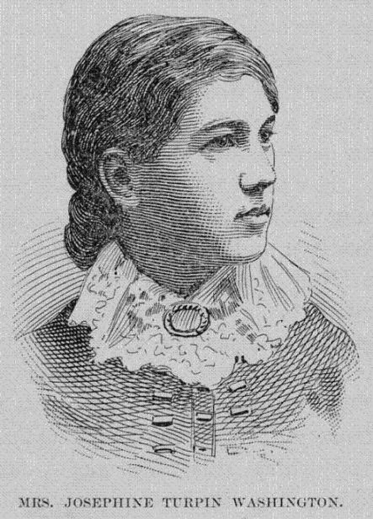 Porträt von Josephine Turpin Washington (1861–1949) – Gedenkseite
