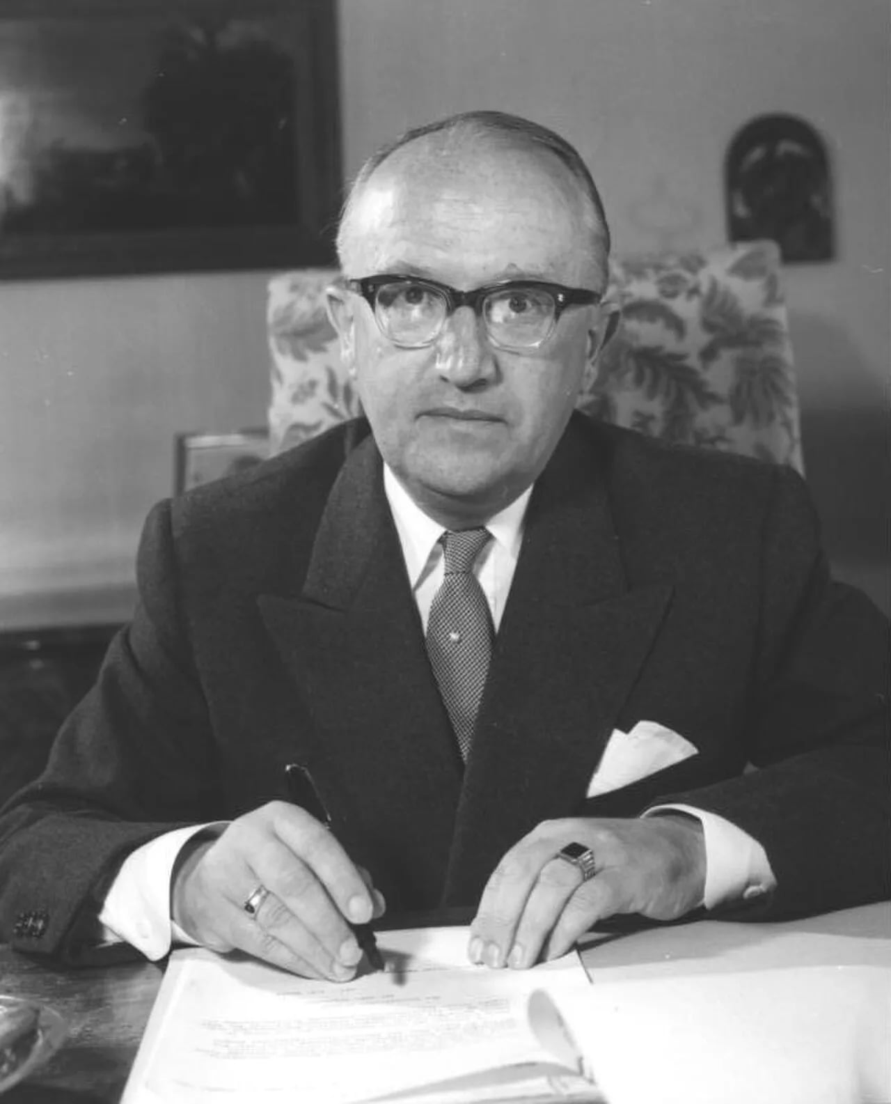 Porträt von Walter Hallstein (1901–1982) – Gedenkseite