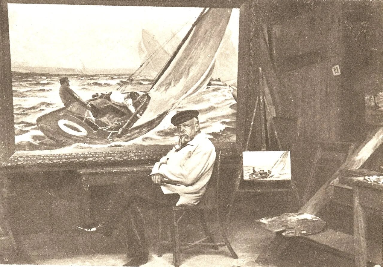 Porträt von Edmond de Palézieux (1850–1924) – Gedenkseite